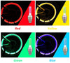 2Pcs Car Wheel LED Light Motocycle Bike Light Tire Valve Cap Decorative Tire Nozzle Valve Caps Cycling Warning Flash Neon Lamp