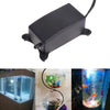 2W Silent Aquarium Air Pump Fish Tank Oxygen Pump Noiseless Oxygen Increasing Pump with EU Plug 220-240V