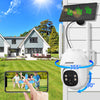 4G Sim Card 5MP Wireless Solar Panel Camera PTZ Outdoor Human Detection Long Standby Audio Wifi CCTV Security Camera UBOX