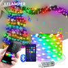 5M/10M/20M RGBIC LED Smart Fairy Lights Bluetooth APP Control String Light DIY for Christmas Party Wedding Home Decoration