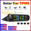 Intelligent TPMS Solar Tyre Pressure Monitoring System Parking Sensors For Cars Temperature Tire Air Pressure Gauge