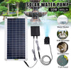 50W 800L/H Brushless Solar Power Water Pump Set Ultra-quiet Submersible Water Pump Motor Fish Pond Garden Fountain Decoration