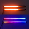 2PCS Car LED Daytime Running Lights Car Headlight Waterproof Sequential Flow Yellow Turn Signal White or RGB External Day Light