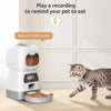 3.5L Automatic Pet Feeder For Cats WiFi Smart Swirl Slow Dog Feeder With Voice Recorder Large Capacity Timing Cat Food Dispenser