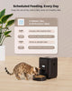 2L Cat Timing Feeder Tuya APP Smart Cat Feeder Pet Dog Food Automatic Dispenser Suitable for Small Cats and Dogs Remote Feeding