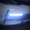 2PCS Car LED Daytime Running Lights Car Headlight Waterproof Sequential Flow Yellow Turn Signal White or RGB External Day Light