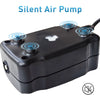 5W Aquarium Silent Air Pump 220V-240V 110V Fish Tank Quiet Oxygen Pump Accessories Bubble Pump Air Stone Aquarium Air Compressor