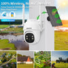 4G Sim Card 5MP Wireless Solar Panel Camera PTZ Outdoor Human Detection Long Standby Audio Wifi CCTV Security Camera UBOX