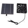 10W Solar Panel Fan Kit Solar Powered Fan for Small Greenhouses Doghouses Sheds Ventilation