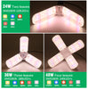 24W 36W 48W Foldable LED Grow Light Full Spectrum E27 Plant Growing Light Phytolamp Bulb For Indoor Plants Flower Seedling