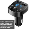 Car MP3 Player Dual USB Fast Charger FM Bluetooth Receiver Bluetooth Compatible 5.0 Fm Transmitter USB Flash Drive Plug Car Kit