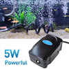 5W Aquarium Silent Air Pump 220V-240V 110V Fish Tank Quiet Oxygen Pump Accessories Bubble Pump Air Stone Aquarium Air Compressor