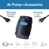 5W Aquarium Silent Air Pump 220V-240V 110V Fish Tank Quiet Oxygen Pump Accessories Bubble Pump Air Stone Aquarium Air Compressor